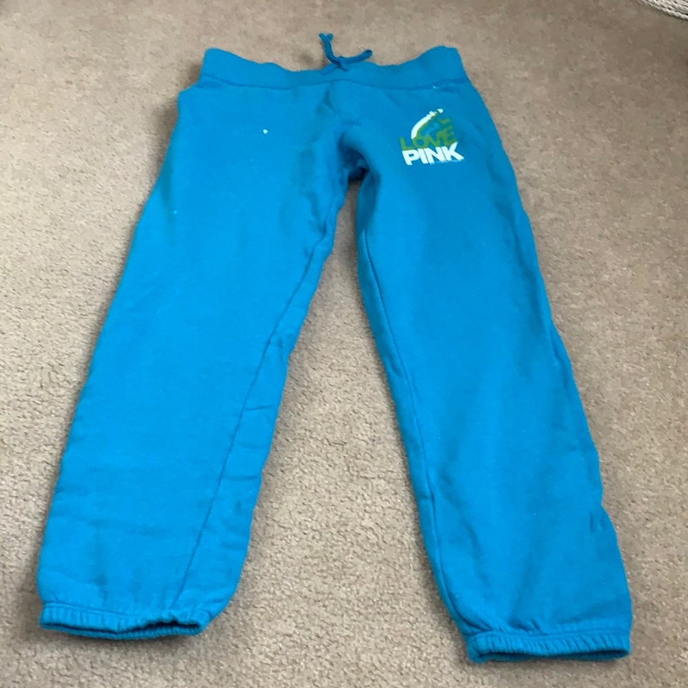 Blue sweatpants